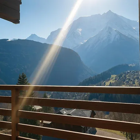 Anatole - Vue Mont Blanc Exceptionnelle 木屋 圣热尔韦莱班